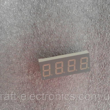 GNQ-4042AS-21 Світлодіодний індикатор 4-розрядний червоний