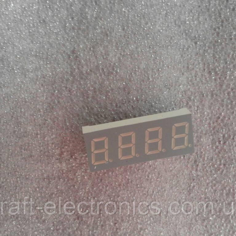 GNQ-4042AS-21 Світлодіодний індикатор 4-розрядний червоний