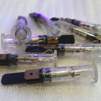 Неонова лампочка 33В в пластиковому корпусі