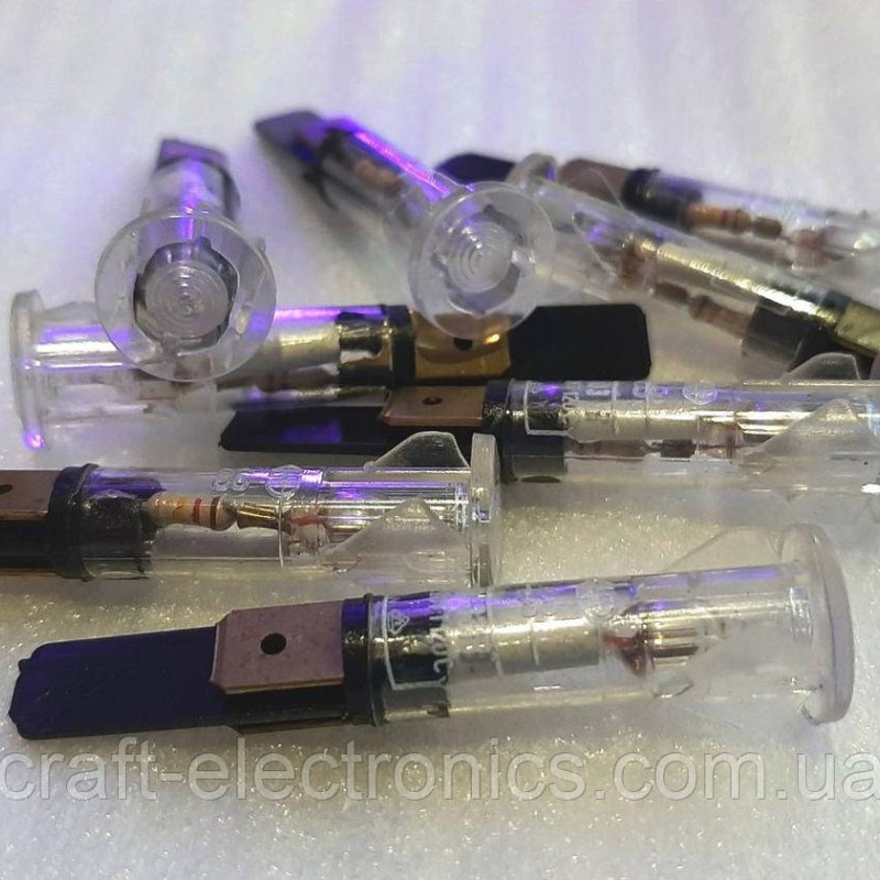 Неонова лампочка 33В в пластиковому корпусі