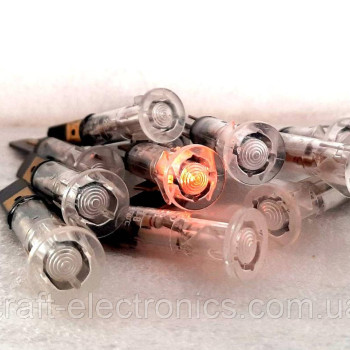 Неонова лампочка 33В в пластиковому корпусі