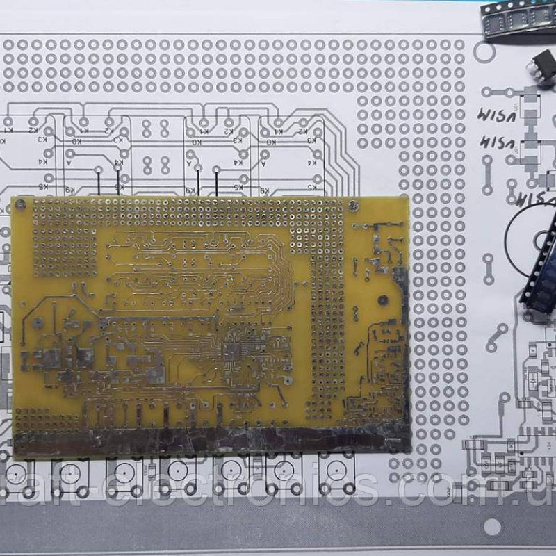 Конструктор "Годинник на газорозрядних індикаторів IN-14" неон без індикаторів