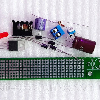 Конструктор блоку живлення 5В, 1А + макетна плата