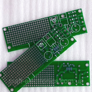 Макетна Плата (монтажна) з блоком живлення 2-15В, 1А