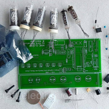 Годинник на газорозрядних індикаторів IN-14/IN16 конструктор