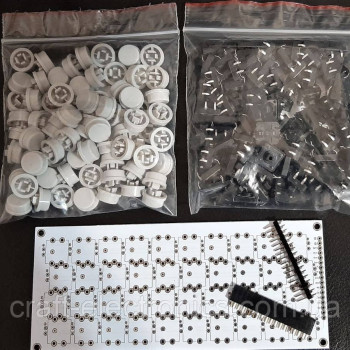 Набір для самостійного збирання клавіатури ZX Spectrum на тактових кнопках