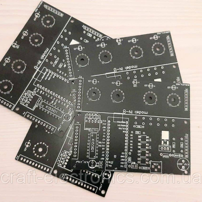 Плата годин на газорозрядних індикаторів IN-8-2