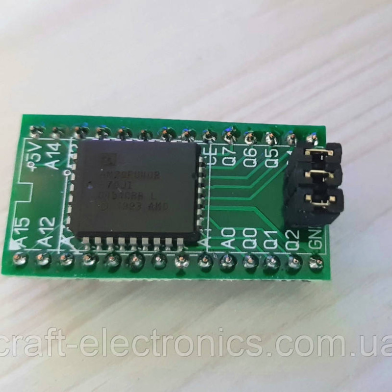 Модуль пам'яті 27C512 на 29F040 (перехідник)