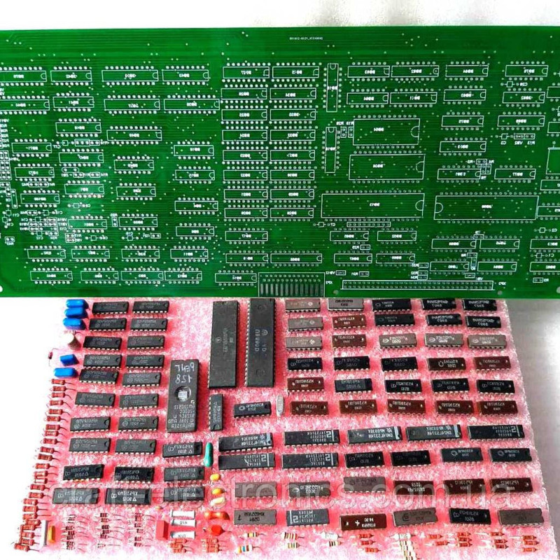 Друкована плата для  збірки Pentagon 128